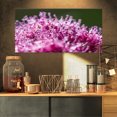 thumbnail image 1 of Pink Little Flowers Close up View - Large Floral Wall Art Canvas, 1 of 3