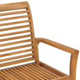 thumbnail image 5 of vidaXL Garden Bench with Cream White Cushion 112 cm Solid Teak Wood, 5 of 5