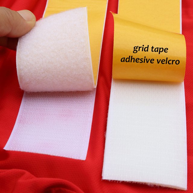 White Sticky Back Velcro Tape - Extra Strong 50mm x 1M Waterproof for Home & Auto Use