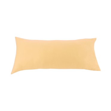 PiccoCasa 300 Thread Count Egyptian Body Size Pillow Cases Cover Apricot 1 Piece