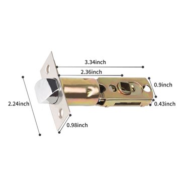 Serrure de Porte, Ensemble de Serrure de Porte Sans Clé Bouton de Porte Serrures Intérieures Porte de Chambre Serrure Intérieure Porte 50 Serrures Porte Ouverte Bureau Yaliya Syoo Ensemble Moins de Porte Mewmewcat