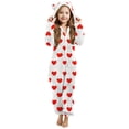 thumbnail image 1 of Pyjama pour Bébé Fille, Combinaison à Capuche à Manches Longues pour Chaleur Hivernale, 1 of 5