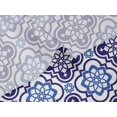 thumbnail image 5 of oneOone Velvet White Fabric Floral & Tiles Moroccan Craft Projects Decor Fabric Printed By The Meter 58 Inch Wide, 5 of 5