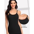 thumbnail image 4 of ORUYROP Débardeurs en Coton avec Bretelles Spaghetti Réglables Couche Cami Col Rond S - 5X, 4 of 7