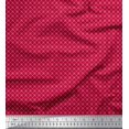 thumbnail image 1 of Soimoi Poly Georgette Fabric Geometric Small Printed Fabric 1 Yard 42 Inch Wide, 1 of 4