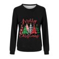 thumbnail image 3 of Hot Sale! Chandail en Molleton de Noël pour Famille Chandail en Molleton Assorti pour Hommes Ensemble Chandail de Noël Joyeux Y'All Imprimé Col Rond pour Papa Noir Papa : 2TG, 3 of 4