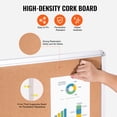thumbnail image 4 of VEVOR 36"x24" Enclosed Cork Board with Aluminum Frame Lockable Bulletin Board, 4 of 9