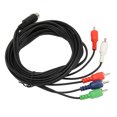 thumbnail image 4 of 10 Pin AV DIN Cable, 10 Pin DIN To 5  Cable Red Green Blue And Red White Replacement PVC Housing  For TVs For AV, 4 of 8
