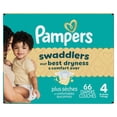 thumbnail image 2 of Pampers Swaddlers Couches, Taille P4 (15-34 lbs), Absorbantes, Garde Bébé au Sec et Confortable, Couche pour Bébé Jetable Sûre pour la Peau, 2 of 26