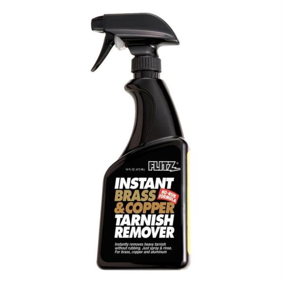 BC 01806 Flitz Instant Brass & Copper Tarnish Remover - 16. oz Spray