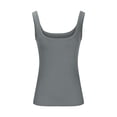 thumbnail image 4 of Timegard Womens Summer Tank Tops Knitted Ribbed Round Neck Sleeveless Shirts Casual Solid Color Trendy Top, 4 of 6