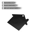 thumbnail image 4 of Unique Bargains House Shape Blank Tags Metal Stamping Tag Blank Dog ID Tags, Black Engraving Tags, 25 Pack, 4 of 7