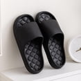 thumbnail image 2 of Mens and Womens Home Slippers Simplicity Solid Color Quick Drying Soft Sole Comfortable Non-Slip Indoor and Outdoor EVA Slippers Black-05, 2 of 4