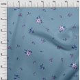 thumbnail image 2 of oneOone Viscose Chiffon Fabric Leaves & Flower Floral Printed Craft Fabric BTY 42 Inch Wide, 2 of 4