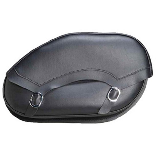 Willie & Max Revolution Hard Mount Leather Style Saddlebag, Large Standard
