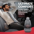 thumbnail image 4 of Car Seat Covers Full Set Faux Nappa Leather Seat Covers for Cars Breathable Front Seats with Lumbar Support and Rear Fit for Automotive Sedans SUVs Pickups, 4 of 4