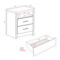 thumbnail image 2 of District Tall 2-Drawer Nightstand, 2 of 3