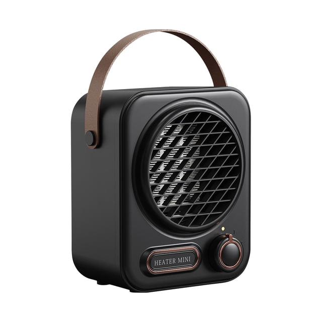 Ceramic Heating Fan 1000 W Mini Desktop Heater for Home and Office Use with 45° Wide-Angle Heat Distribution and 30 dB Quiet Operation