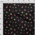 thumbnail image 2 of oneOone Cotton Poplin Fabric Watermelon Fruit Printed Craft Fabric BTY 56 Inch Wide, 2 of 4