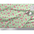 thumbnail image 3 of Soimoi Rayon Fabric Seeds & Watermelon Fruits Fabric Prints by Yard 42 Inch Wide, 3 of 3