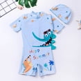 thumbnail image 2 of Child Swimsuit Boys Cartoon Kids Bathing Suits Boy Rash Guard Swimming Suit 8-9 Years Boys Fashion, 2 of 6