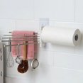 thumbnail image 4 of Towel Rod Organization Punch-free Solid Stainless Steel Towel Organizer Holder, 4 of 5