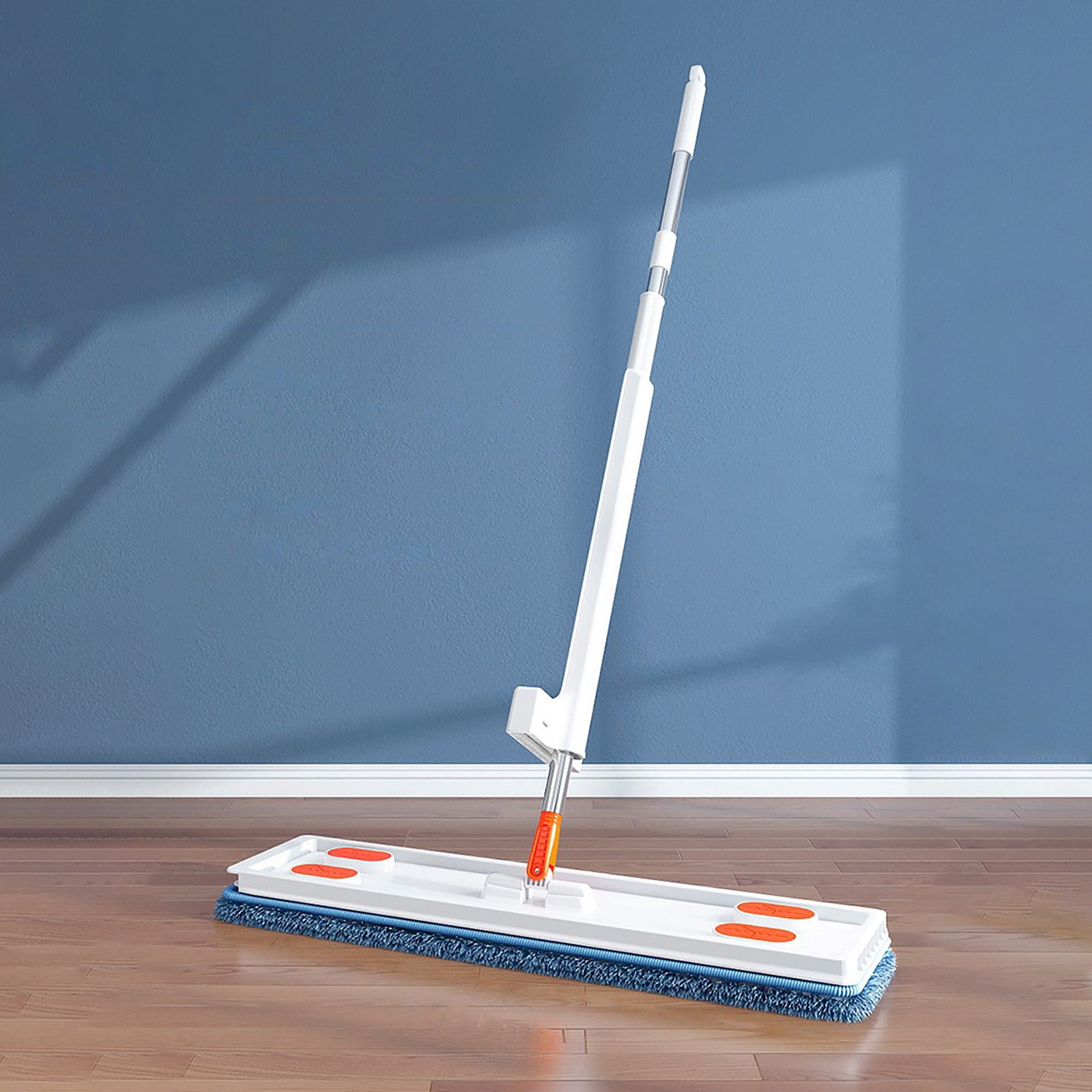PEONAVET Floor Mop Floor Mop, Hands Microfiber Flat Mop with Self Wringing, 360 Hands- Microfiber Floor Mop, Lazy Hands Wash Mop