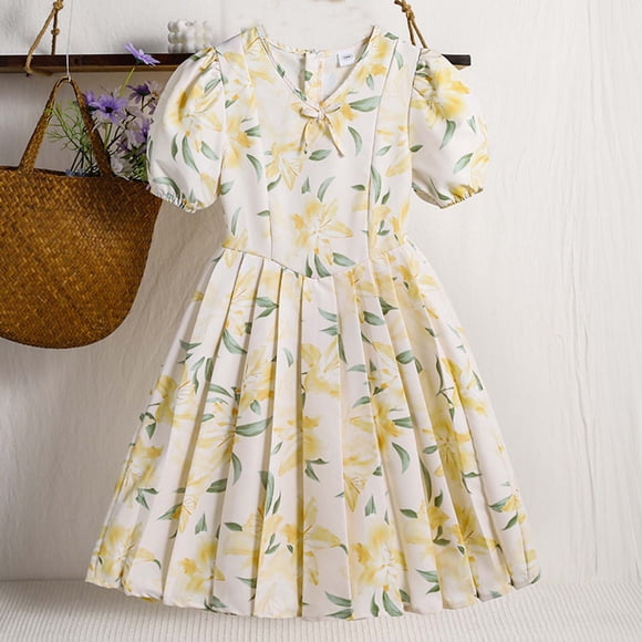 Thanksgiving Dresses for Girls Girls Sparkling Dresses Girls Dresses 8 Years Old Toddler Girl Floral Dresses Jean Dress Girls Size 8 5t Girls Birthday Dress Net Dress Girls Child's Dress First Year