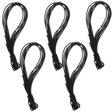 GAXIRE 5Pcs Trampoline Net Tie Down Rope Black Practical Design Easy Installation for Trampoline Net Securing