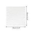 thumbnail image 2 of INSPIRE CHIC Men's Pocket Squares Solid Color Handkerchiefs White One Size, 2 of 4