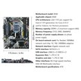 thumbnail image 4 of Computer ATX Motherboard, PCI E 16X Gen 3.0 Slot LGA 1151 High Speed NVME M.2 B365 Motherboard  For Replacement, 4 of 8