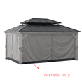 thumbnail image 2 of SUNJOY  Rideaux à 4 panneaux pour gazebo de 12 x 16 pieds, 2 of 5