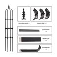 thumbnail image 2 of Planting Support Frame Stainless Steel Climbing Gardening Supplies U-shaped U Shape Durable Household Plants Stand Rack, 2 of 17