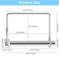 thumbnail image 2 of LAICAIW Coupler Pin, Safety Coupler Pin, Shaft Locking Pin, Trailer Pin, Wire Lock Pin, Square Shape Locking Pins for Trailer (10 PCS 8mm x 70mm), 2 of 7