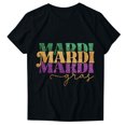 thumbnail image 2 of TIMIFIS T-Shirts à Manches Courtes pour Femmes, Carnavals Tendance, T-Shirt à Imprimé Graphique, Décontracté, Col Rond, Hauts d'Été, Vêtements, 2 of 5