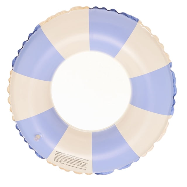 Retro Striped Swimming Ring Inflatable Swimming Ring Children'S Swimming Pool Float Adult Swimming Circle Swimming Pool Beach Swimming Circle