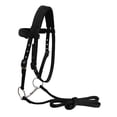 thumbnail image 4 of Soft Nylon Horse Bridle Harness Headstall Removable Snaffle Thickened Halter, 4 of 9
