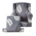 thumbnail image 2 of Elastic Wingback Chair Cover Single Sofa Seat Cover Washable Armchair Cover Sofa Gray, 2 of 8