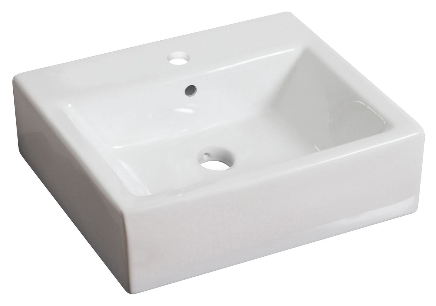 American Imaginations 21-in. W Vessel White AI-133