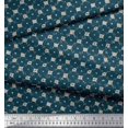 thumbnail image 2 of Soimoi Crepe Silk Fabric Check & Geometric Fabric Prints by Yard 42 Inch Wide, 2 of 5