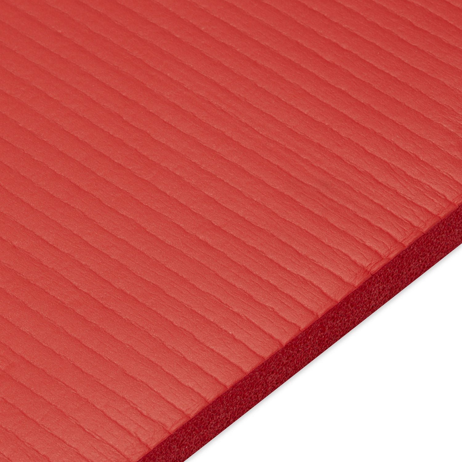Reebok Delta tapis d'exercice professionel de 15 mm d'epaisseur, rouge