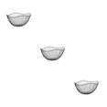 thumbnail image 3 of kurtrusly Sturdy And Durable Metal Fruit Baskets Large Capacity Open Wire Exquisite Appearance Wide black Straight large 3Set, 3 of 6
