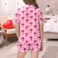 thumbnail image 5 of Luvoko Ensemble de Pyjama 2 Pcs pour Tout-Petits Enfants Imprimé Graphique Chemise à Manches Courtes Boutonnée Shorts Pyjama, 5 of 5