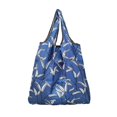 thumbnail image 1 of Waterproof Reusable Shopping Bag with Hidden Compartment, Foldable Nylon Tote for Groceries, Travel, Daily Use, 1 of 8