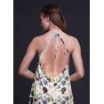thumbnail image 2 of Bimba Robe de Plage d'Été pour Femmes à Imprimé Floral, Dos Nu, Col Licou – XX-Grand, 2 of 6
