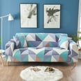 thumbnail image 2 of Bowayaoa Printed Stretch Sofa Cover for Loveseat, Elastic Washable Furniture Protector with Modern Pattern, Soft Polyester Slipcover for Living Room Decor, 2 of 10