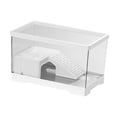 thumbnail image 4 of ZLight Turtle Tank Bottom Drainage Terrapin Tortoise Indoor Starter Enclosure edium Decor White M, 4 of 6