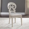 thumbnail image 2 of Liberty Furniture Chaise de Salle à Manger Style Ferme Réinventée (RTA) en Blanc Antique/kaki, 2 of 6
