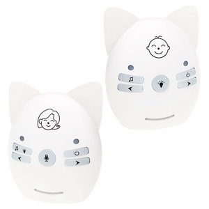 Baby Monitor Baby Portable Crystal Clear Cry Voice US Plug White US plug
