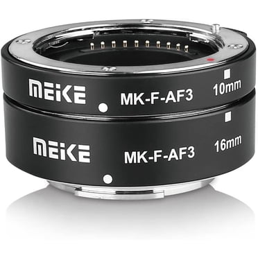 Meike MK-F-AF3 Auto Fucus Macro Extension Tube for Compatible with All Fujifilm Mirrorless Camera